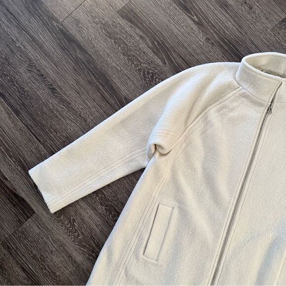 J.Crew Swingy Mockneck Coat Italian Blended Wool - Picture 2 of 9